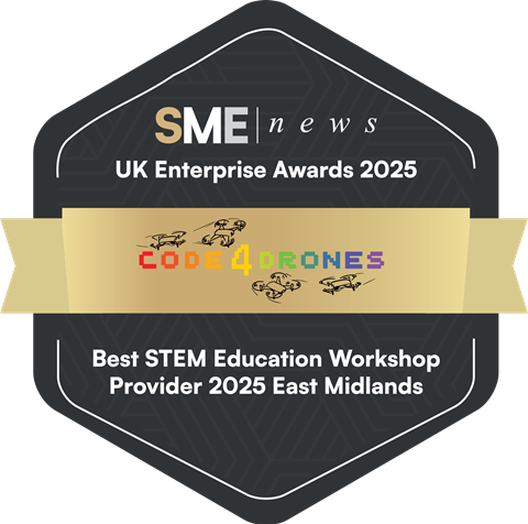 Code4drones LTD UK Enterprise Awards 2025 Winners Badge